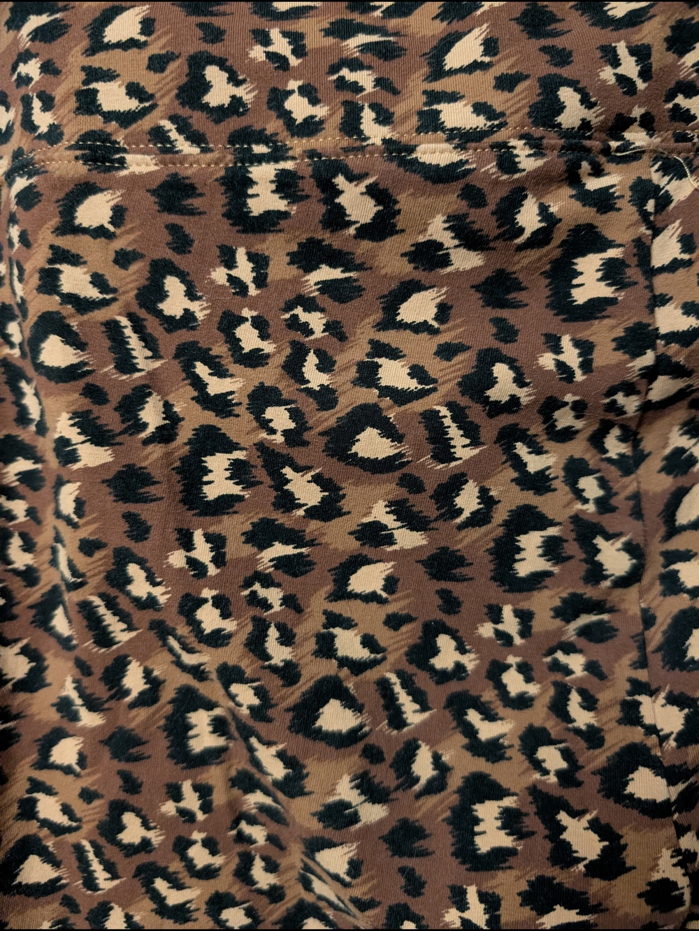 Soft Surroundings ♥️ Brown Leopard-Print Leggings - Picture 4 of 4